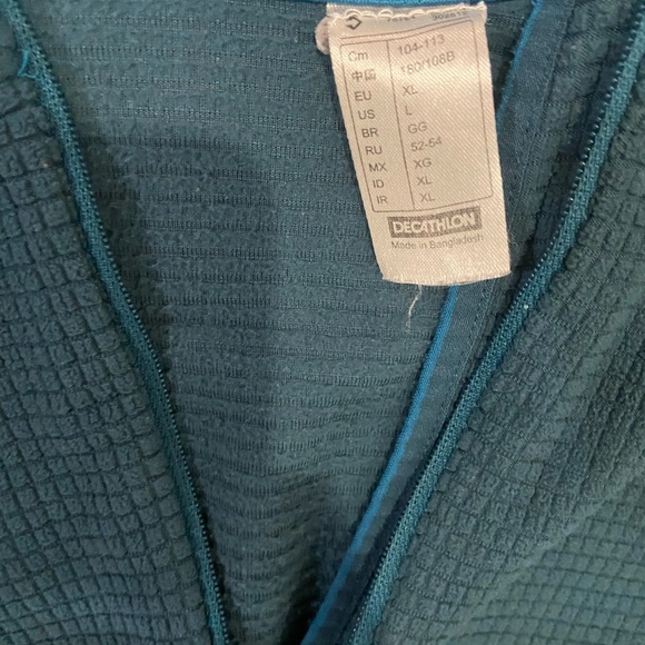 Teal Zip Up And Hand Painted Shorts bundle - Picture 4 of 6